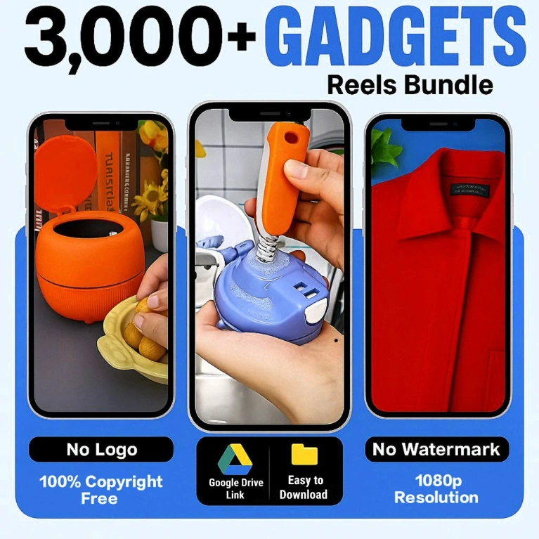 3000+ Useful Gadgets Reels Bundle